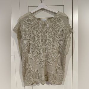 Finely Crocheted Sweater Top